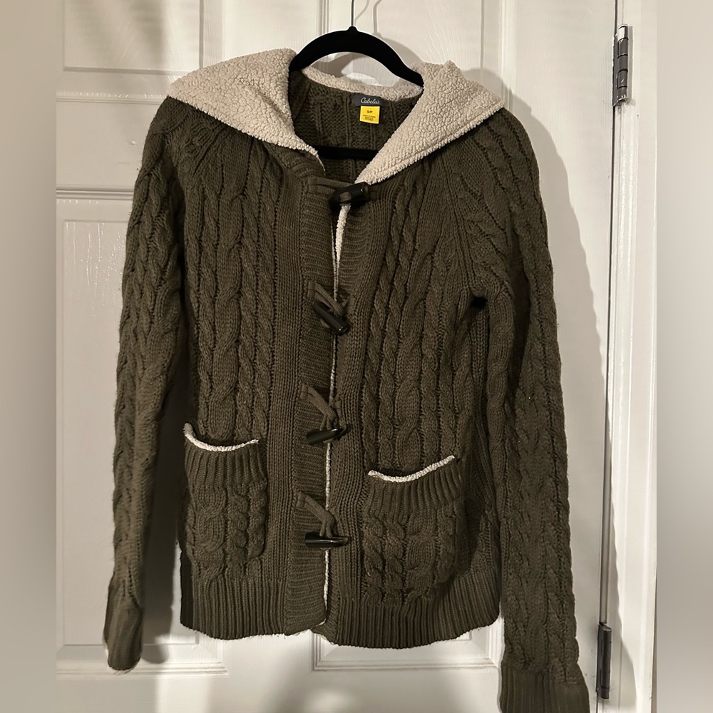 Dark brown knitted jacket
